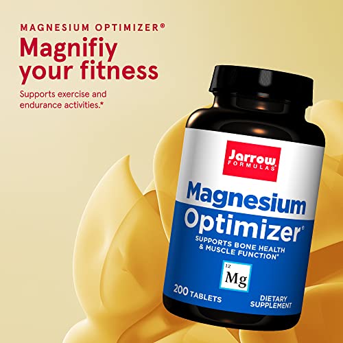 Jarrow Formulas Magnesium Optimizer, Important for Bone Health, 200 Tablets - Image 4