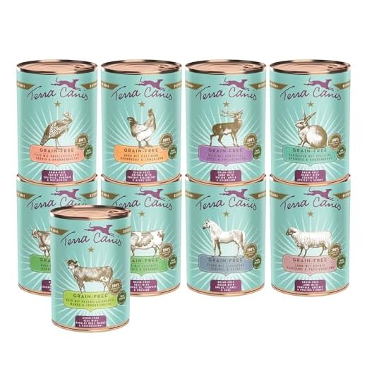 Terra Canis Kennenlernpaket L - Getreidefrei, 9x400g I Premium Hundefutter in 100% Lebensmittelqualität Aller Rohstoffe I Reichhaltig & gesund I Allergenarm & glutenfrei