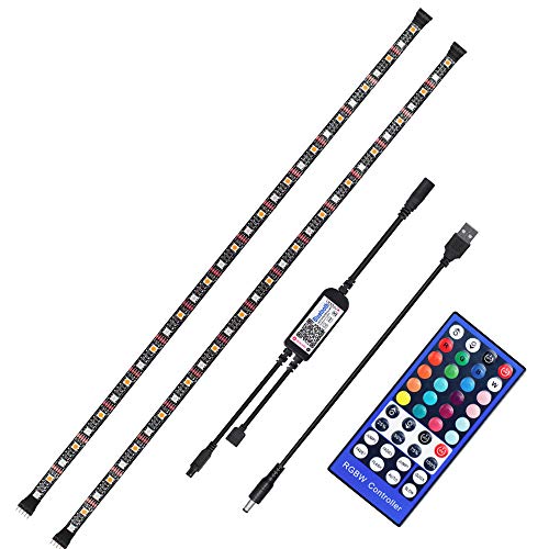 LED-Streifen-Licht RGBWW USB-LED-Streifen IR-Fernbedienung Bluetooth-Steuerung 5050 Flexible LED-Streifen wasserdichte