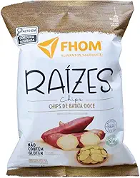 Chips de Batata Doce Alimento Vegano Fhom 45g