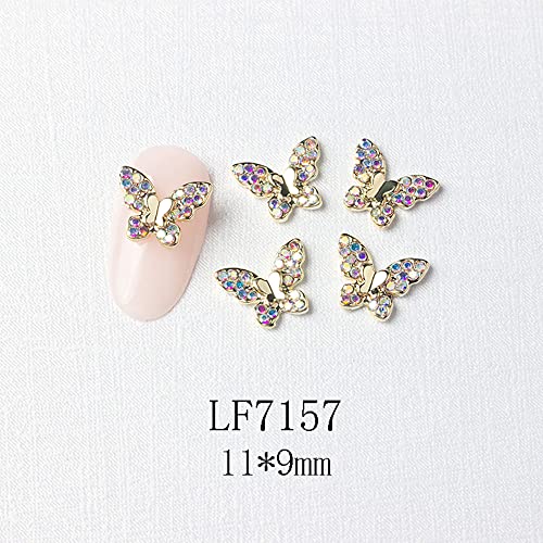 22 Pcs 3D Butterfly Nail Charms Crystals Diamonds Rhinestones, Metal Alloy Gold Silver Butterflies Charms Gems Design For Women Nail Art Decoration Craft Jewelry Diy. #TOP2