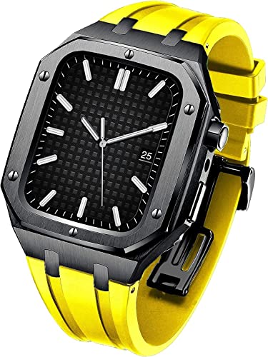 Bracelet caoutchouc et boîtier Apple Watch 45mm pour le sport