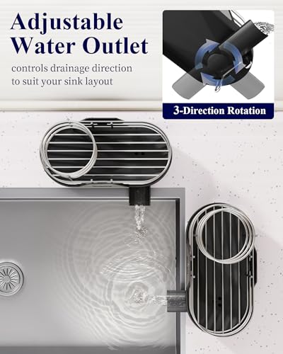 image for Kitsure Sponge Holder for Kitchen Sink - Space-Saving Kitchen Sink Cad