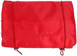 كاروموج شنطة مكياج KMA685 مقاومة للماء 4 في 1 متعددة الوظائف وقابلة للازالة مع شنط ادوات زينة قابلة للطي للفرش والمجوهرات وادوات المكياج الالوان عبوة من قطعة واحدة جلد متعدد الألوان