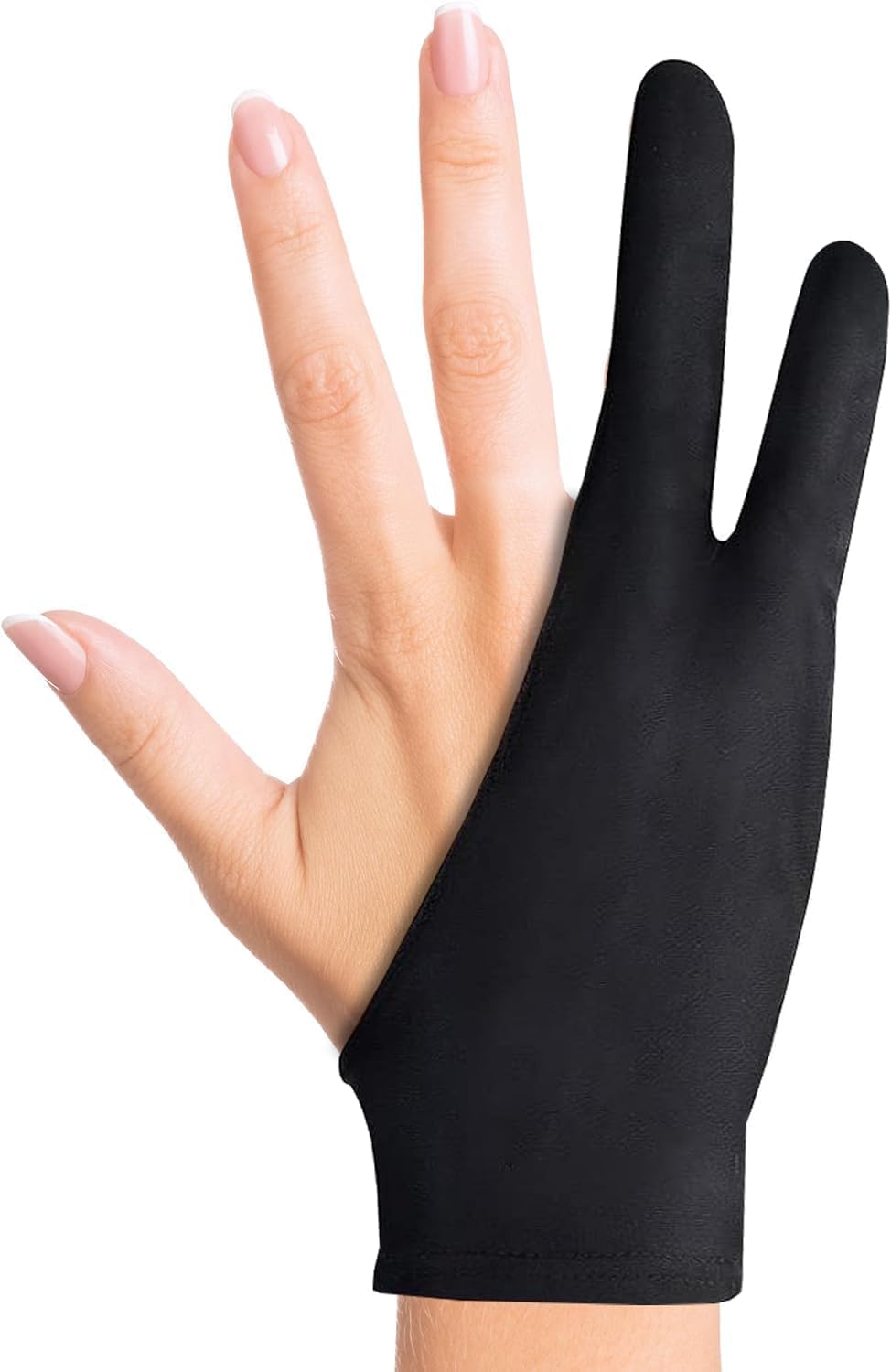 Art Ranger Anti-fouling Two-Finger Lycra Glove for Enhanced Drawing Experience on Pen Tablets and Displays, Sleek Black Design, One Size Fits All – Perfect for Right and Left-Handed Artists-image-11