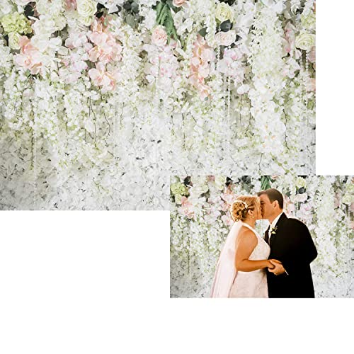 Fivan 7X5Ft Flower Backdrop Wedding Bridal Shower Floral Wall Photography Backdrop Birthday Party Photo Booth Ft-5848 #TOP5