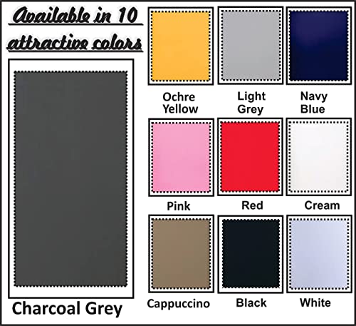 Funky Gadgets Blackout Roller Blinds Window Shades Easy Fit Thermal Roller Blind 3 Pass Black Out Fabric for Room Darkening Trimmable Child Safe Metal Tube Charcoal Grey (60cm Wide x 165cm Drop) - Image 2