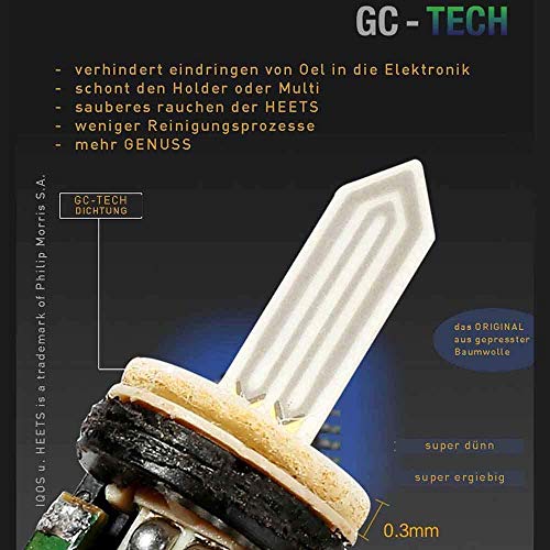 GC-TECH® Coussin d'absorption compatibles avec IQOS Holder 3 2.4 Plus + 2.0 pour un plaisir propre et protection de l'électronique - Image 6