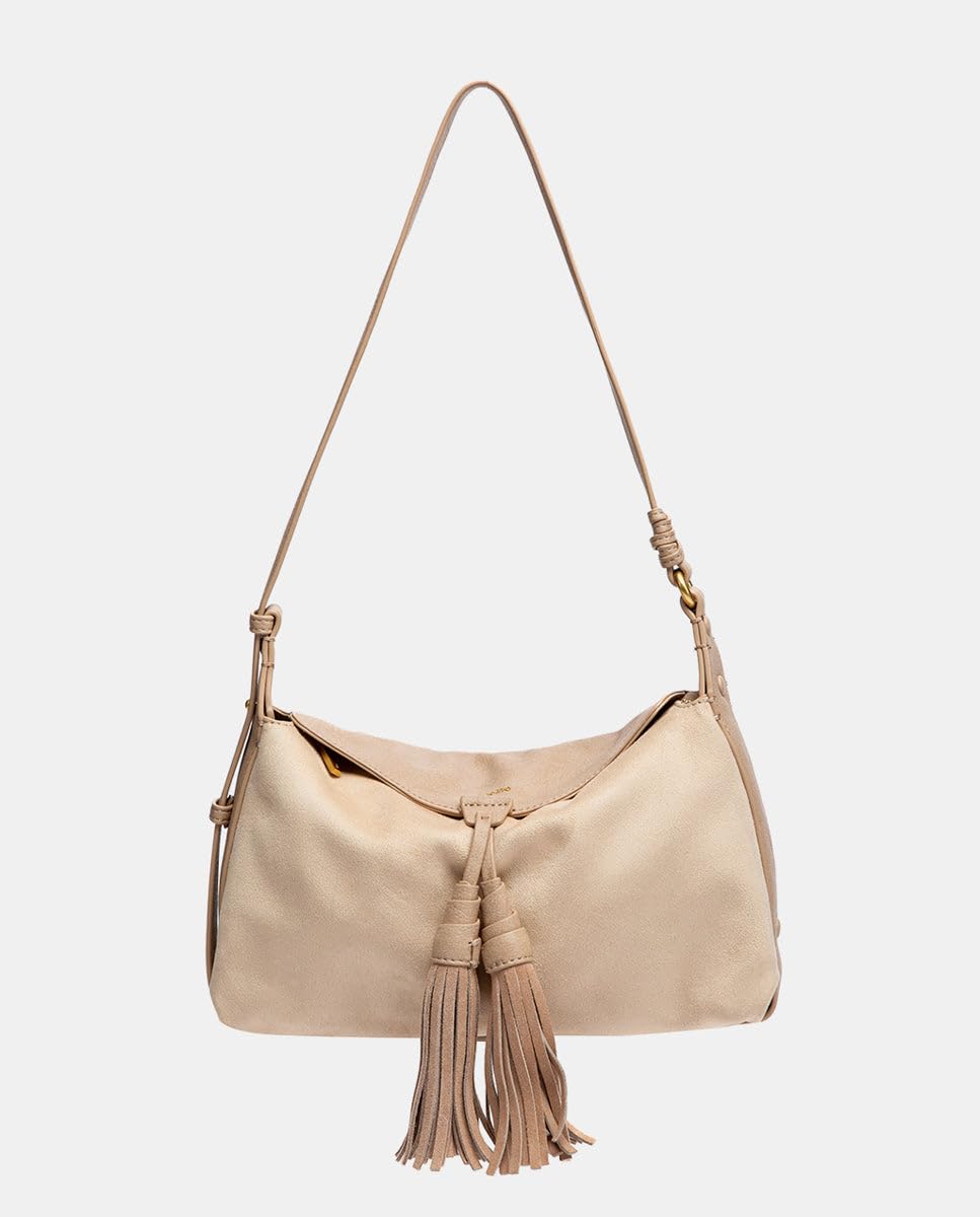 Abbacino Bandolera con borla beige Beige