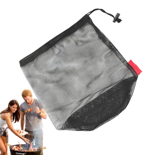 Sacchetti in rete con coulisse, regolabili e ventilati, per la lavanderia, per palestra, nuoto, campeggio, attrezzatura sportiva