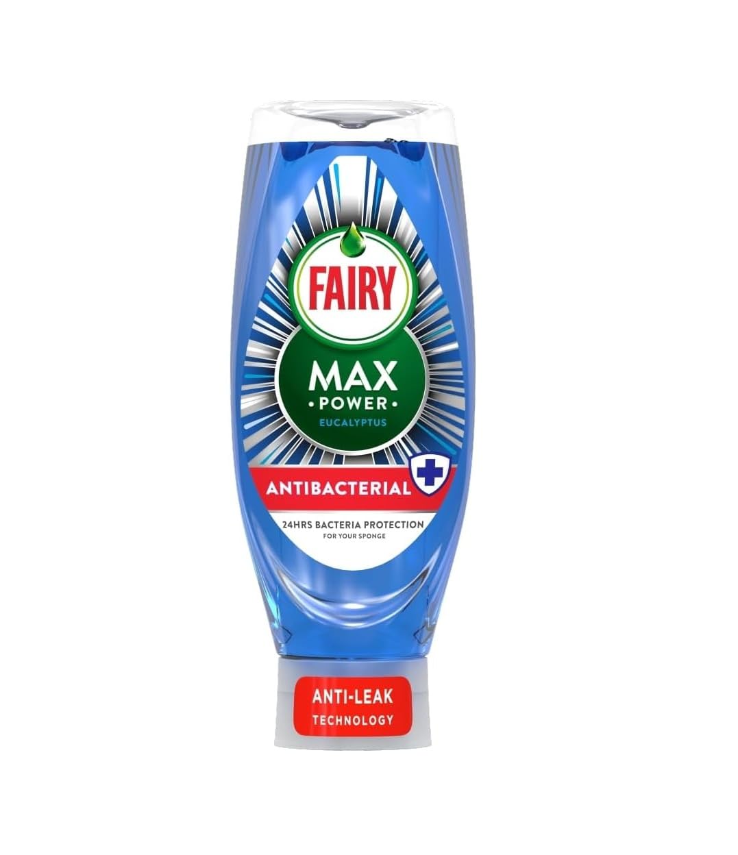Fairy Max Power Washing Up Liquid, Antibacterial, Eucalyptus, 660Ml