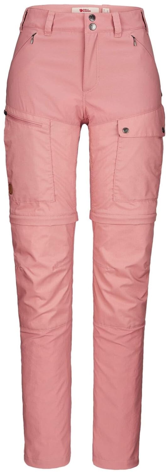 Fjallraven 89834-300 Abisko Midsummer Zip Off Trousers W Pants Women's Dusty Rose Size 42
