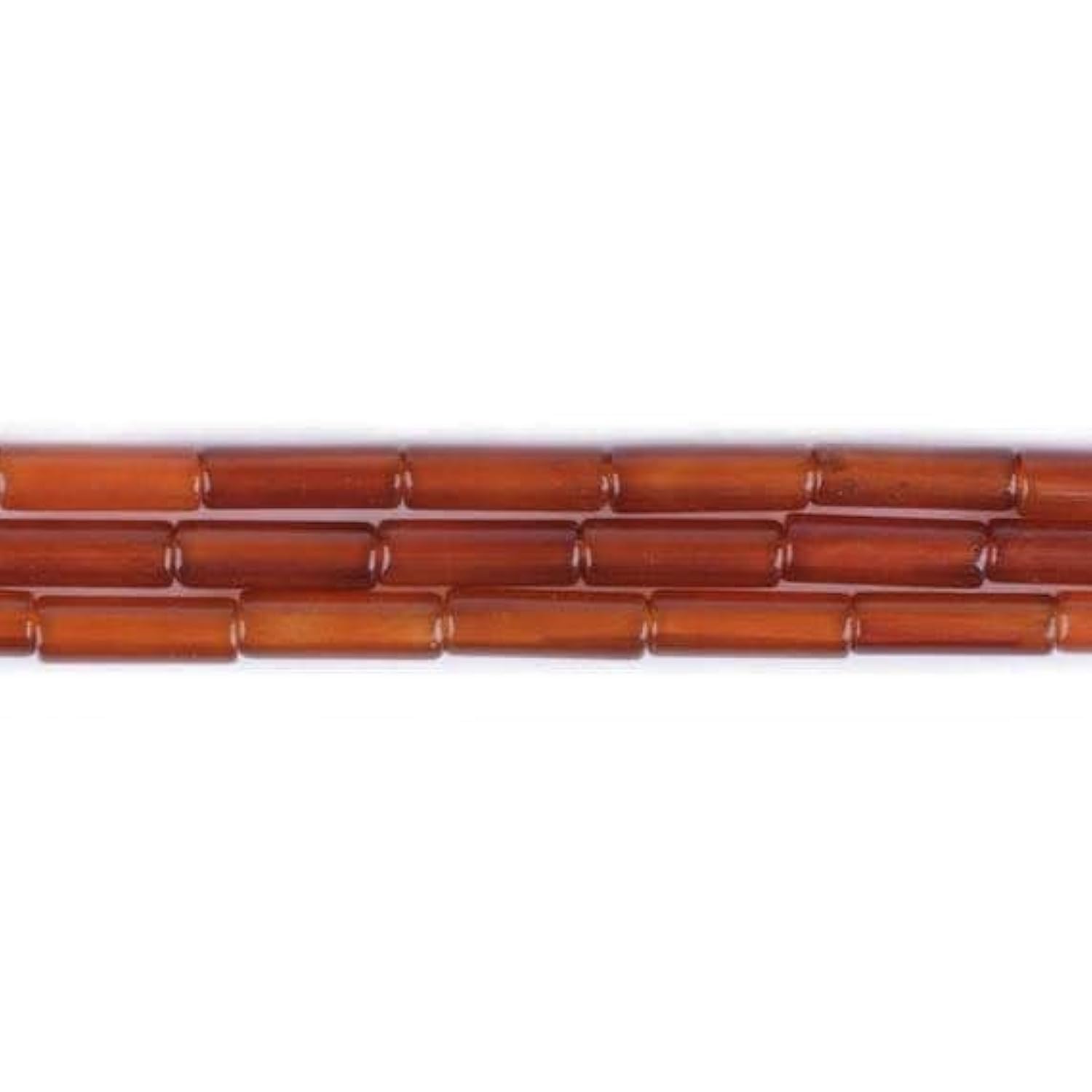 Agate rouge tube cylindre 13mm LKBEADS fil perles naturelles pour bijoux