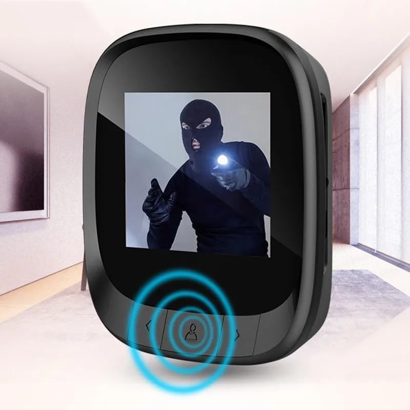 Digital Door Viewer LCD Screen Electronic Camera Recording IR Night Peephole Photo Smart
