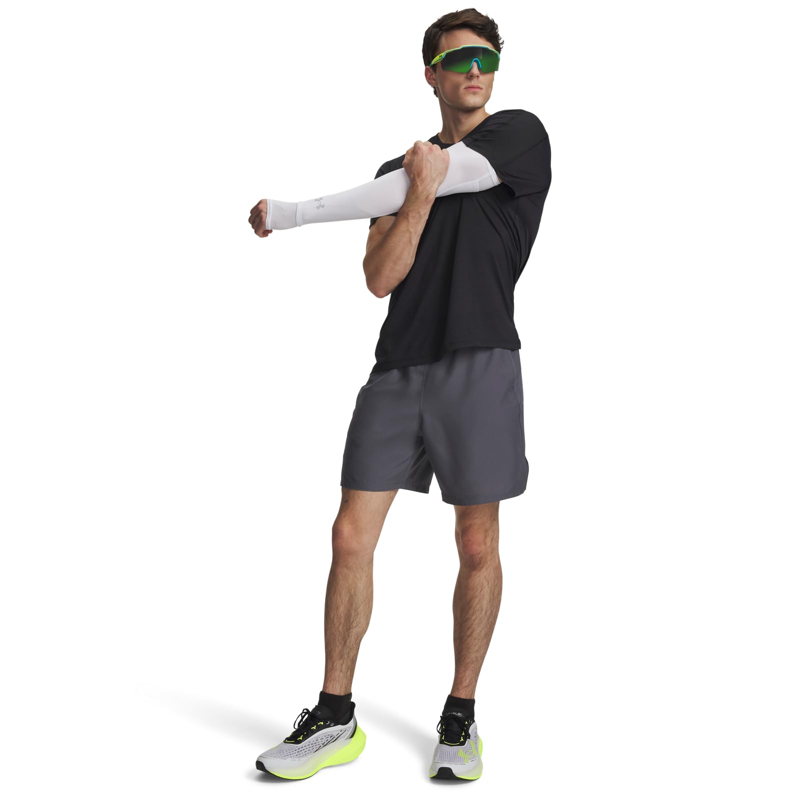 Under Armour Launch Stretch Woven szorty 7 cali - Szorty Mężczyźni
