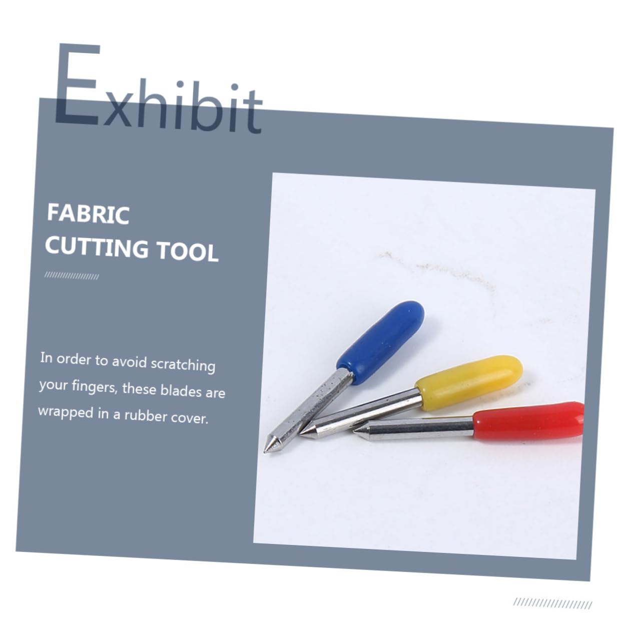 HAPINARY 50pcs Vinyl Plotter Replacement Cutting Blades for Precision Cutting Compatible Various Cutters Angle for Detailed Designs for Adhesive Foil and