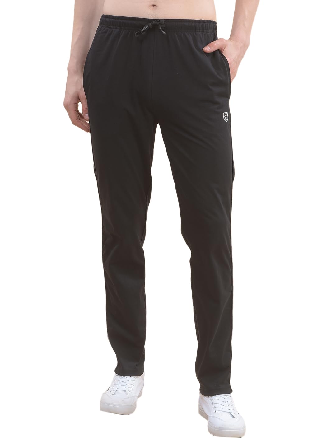 cantabil Track Pants for Men l Breathable & Soft with Color Fastness Regular Fit Poly Cotton Solid Pattern Drawstring Closure-picture-29