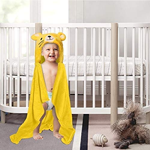Image of BRANDONN Baby Blanket New Born Soft Coral Wrapper Cum A /C Blanket for Baby Boys and Baby Girls