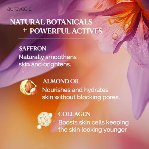 Auravedic Kumkumadi Overnight Face & Sleeping Mask | Deep Hydration & Plumping Night Treatment for Radiant-Looking Skin | Ayurvedic Face Mask for Dull, Dry Skin | 1.76 Oz (50g) - Image 6