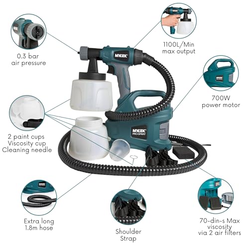 MYLEK MYPS700 PRO-Spray 700W Electric Sprayer Gun Kit - Image 3