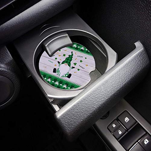 Posavasos absorbentes de cerámica para auto set de 2 miniatura 4