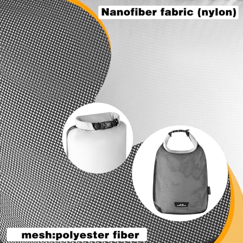 Bolsa seca impermeable Bee Nesting ligera y cómoda para mochilero, rafting, navegación y camping (Naranja, 4L 8L) miniatura 5