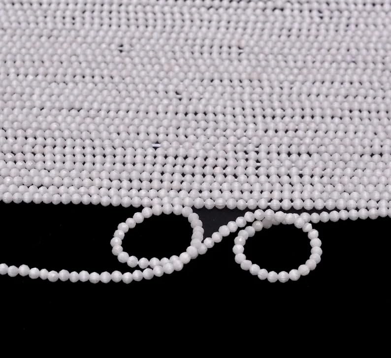 Perles Monalisa AAA+ rondelles à facettes 2mm blanches d'exception pour bijoux
