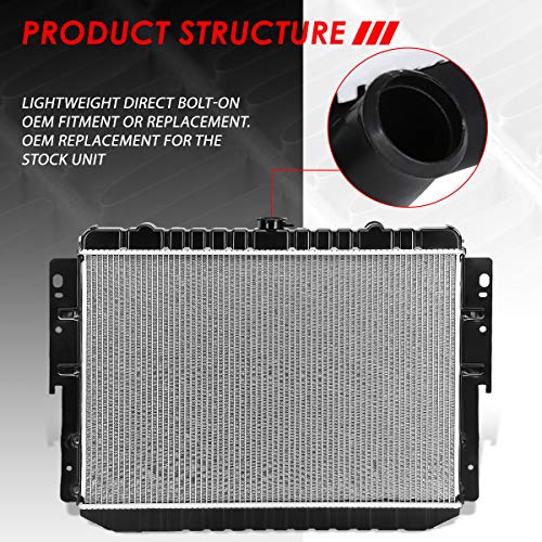 Image of Auto Dynasty 1707 Radiator for 80-03 Dodge B-Series Ram Van Town Country