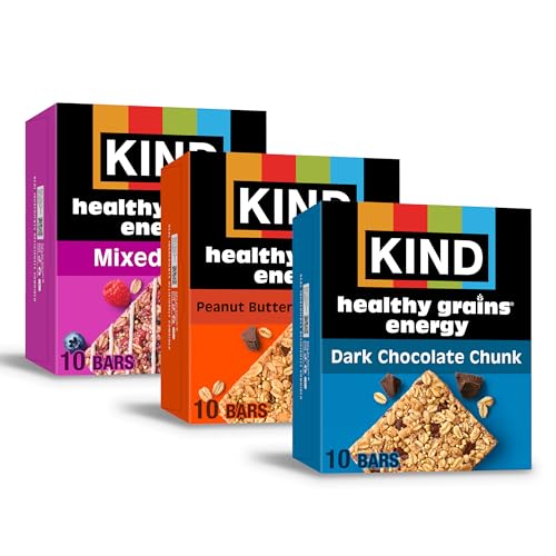 KIND Healthy Grains Energy® Bars 30ct Variety Pack, Dark Chocolat...
