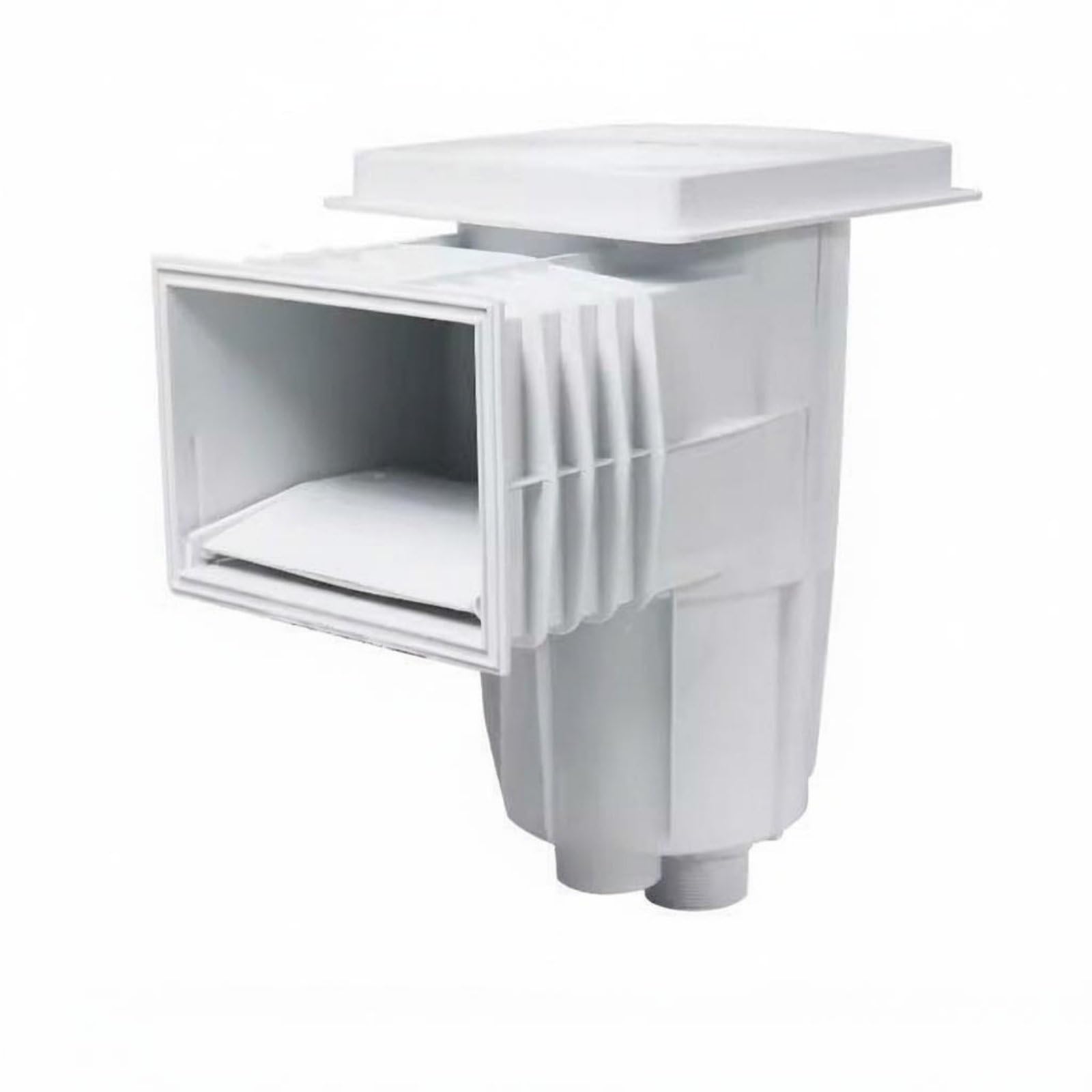 Skimmer de Piscina Skimmer de Superficie Colector Cesta Filtro Aspirador Automático de Flotantes Resistente a Rayos Apertura Ancha Retiro Rápido, Aq-0030