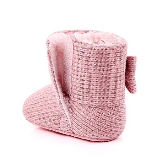 Baby Plush Booties Non-Slip Soft Sole for Boys Girls Infant Winter Warm Solid Cozy Socks Shoes4