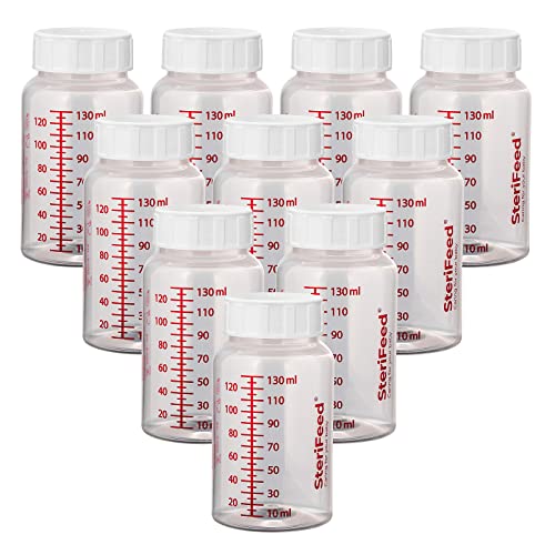 Sterifeed Babyflasche, wiederverwendbar, steril, 130 ml, 10 Stück