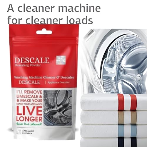 Image of 10 PACK Of Washing Machine Drum Cleaning Powder Descaling Powder For Top & Front Load Compatible With Washing Machine Drum Cleaner Scale Remover(100 Gmx10)