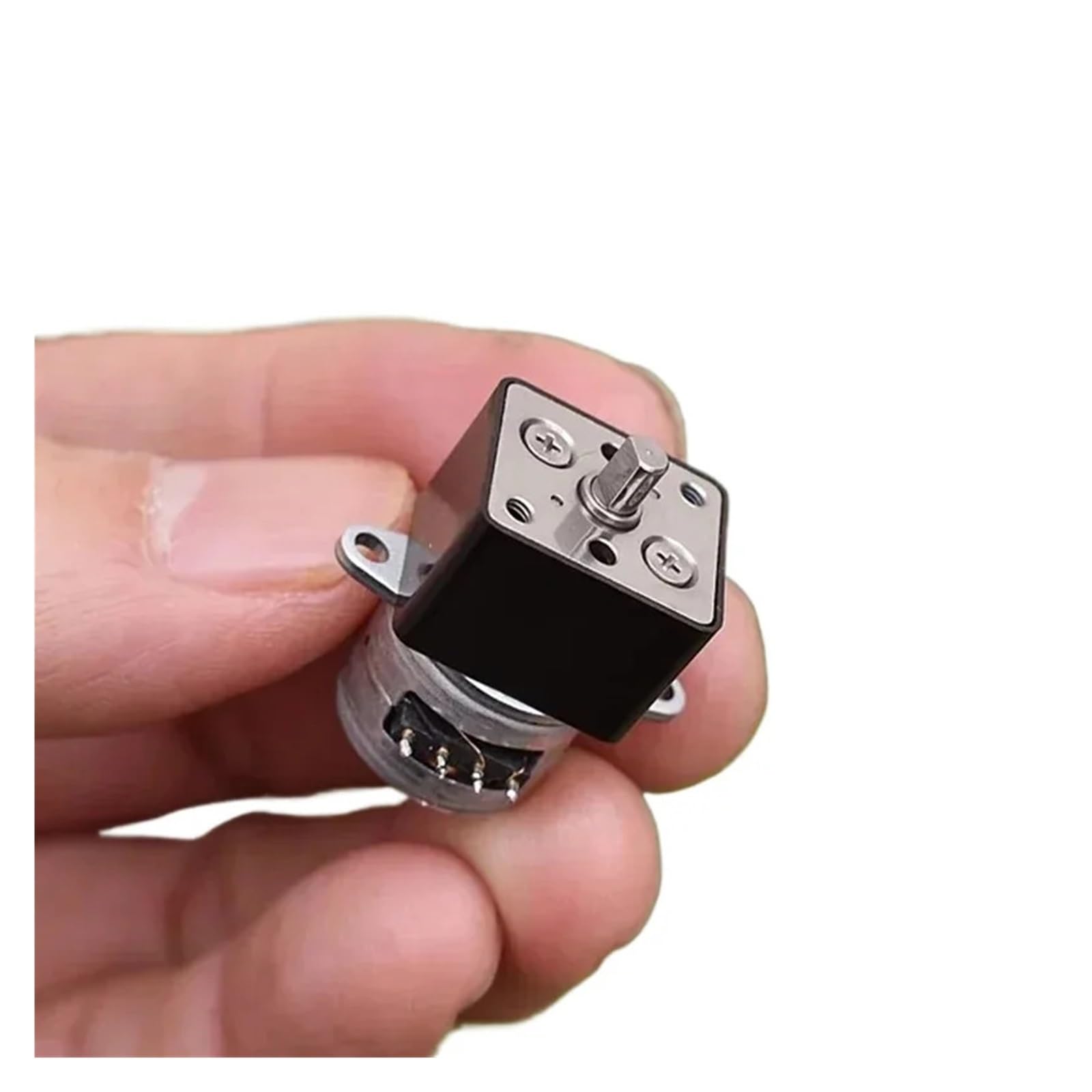 SSQAMACNC 15BY All Metal Gearbox Gear Stepping Electronic Starter 15mm 2-Phase 4-Wire Reduction Stepper Electronic Starter DIY