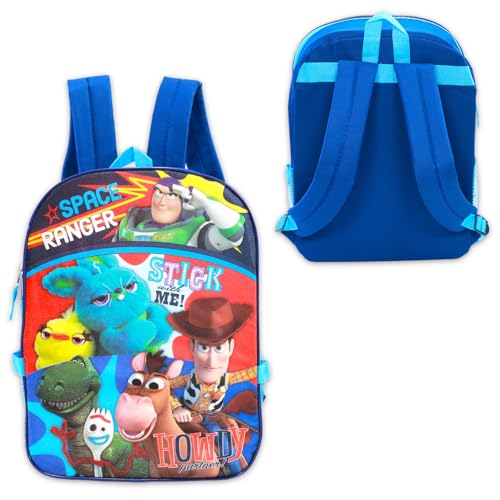 Toy Story Backpack with Lunch Box Set - Bundle with 16" Disney Backpack, Lunch Bag, Water Bottle, Stickers, More | Toy Story School Supplies for Kids3