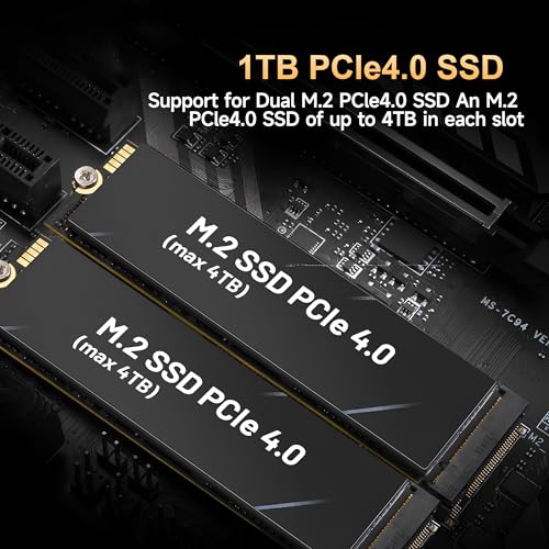 Image of Beelink SER5 Max Mini PC, 7735HS AMD Ryzen R7 (8C /16T,Up to 4.75GHz) 24GB LPDDR5 1TB PCle4.0 SSD Mini Computer, Radeon 680M 12CU 2200MHz, 2.5G LAN /BT5.4 /Wifi6,HDMI /DP /Type-c /4K Triple Display Micro PC