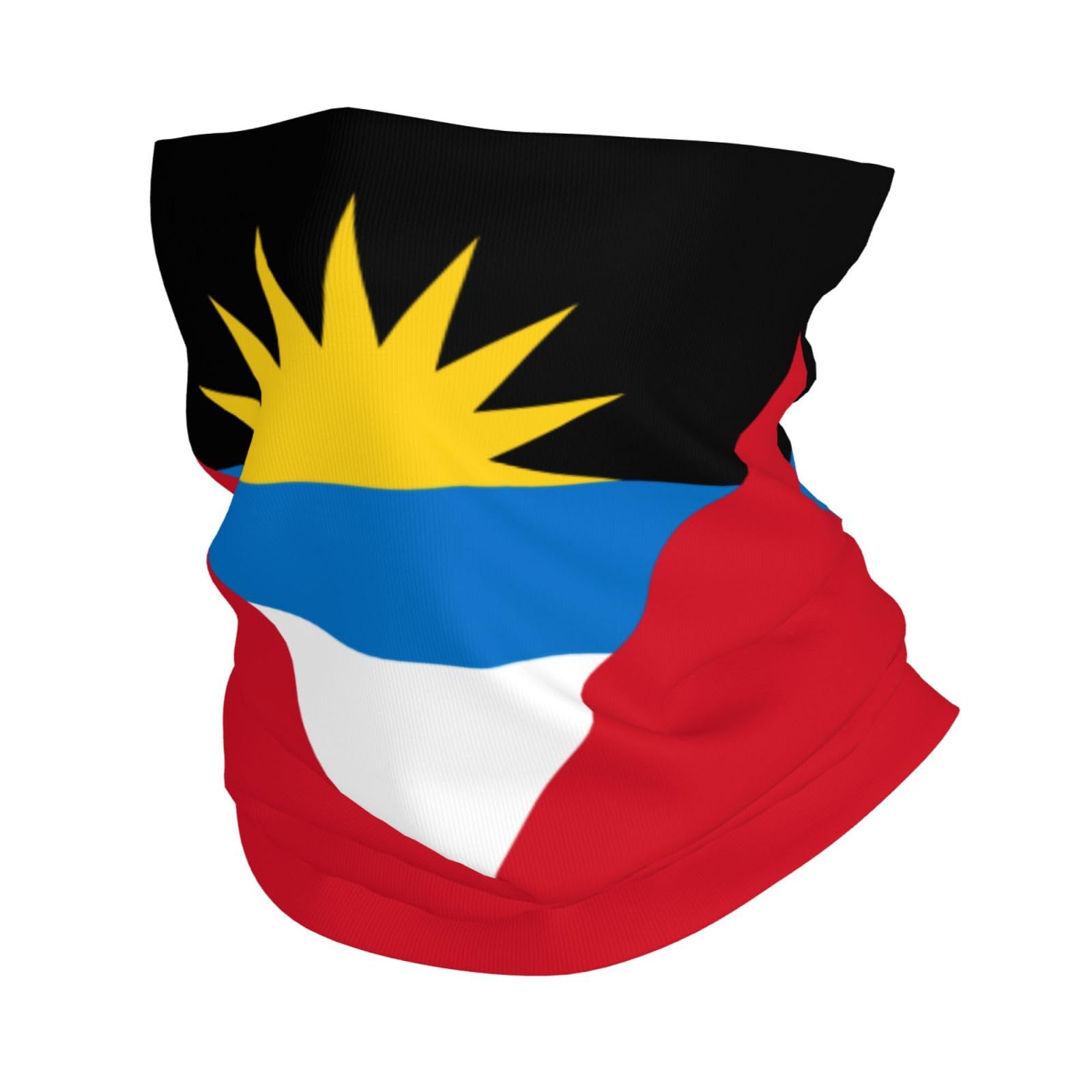 YiiLi Antigua And Barbuda Flag Bandana Sport Headwear Cycling Hiking Head Wrap Beanie Skull Pirat