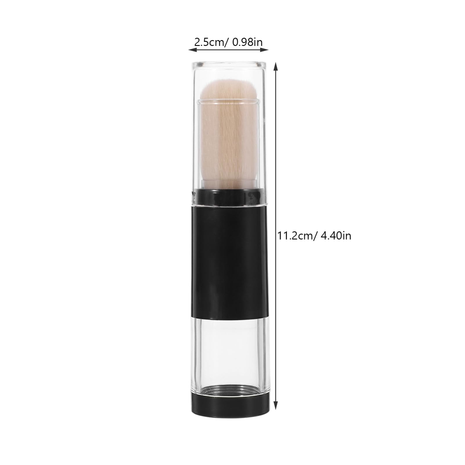 Baluue Makeup The Push-type Bottle Brush Refillable Powder Brush for Powder Liquid Makeup