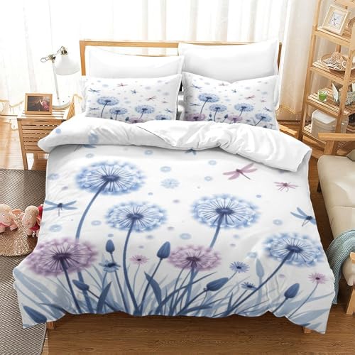 Linge de lit microfibre respirant 200x200 parure housse de couette 3D