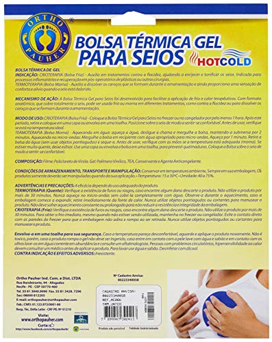 Bolsa Térmica Gel para os Seios, Ortho Pauher, Único