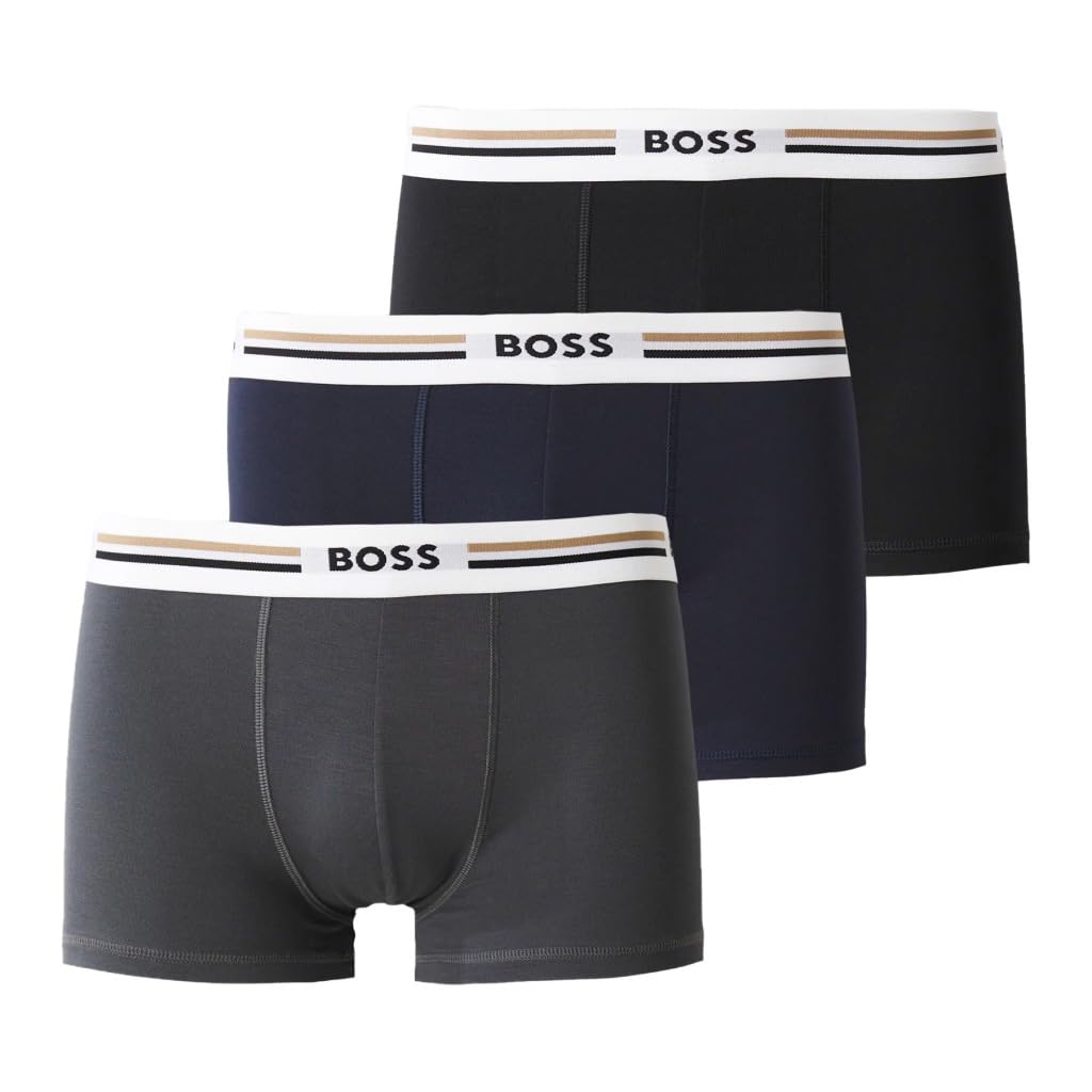 BOSS Herren Trunk 3p Revive 10249667 01 Trunk (1er Pack)
