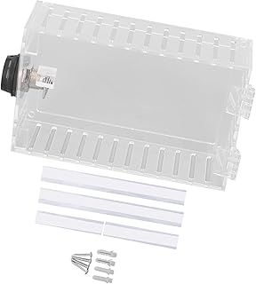 Tamperproof Thermostat Lock Box, Acrylic Wall Guard with Combination Lock, for Thermostats of 7x4.5in (HxW) or Smaller