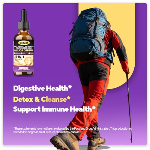 Image of 20-in-1 Wormwood Black Walnut Clove Parasite Cleanse | Wormwood, Pumpkin Seed & Oregano | Digestive & Intestinal Health Support | Immune System Booster | Gentle Internal Cleanse & Detox | 120 mL