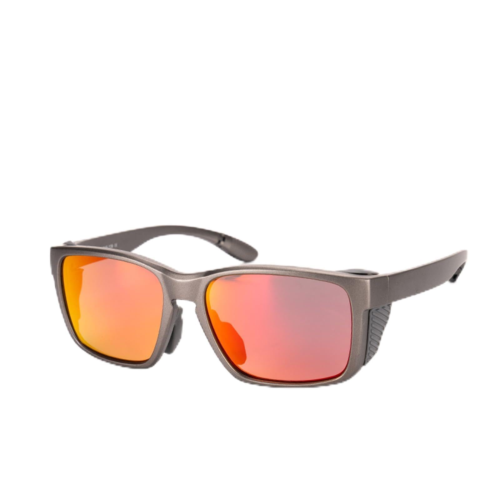 Aquavision Pro Sunglasses, Polarized Uv400 Protective Glasses, Lightweight Frameless Fishing Glasses, Anti-fog Ventilated Sports Sunglasses (Orange)
