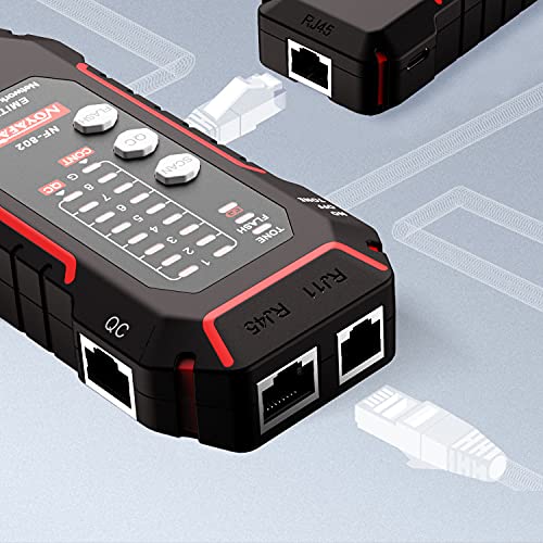 NOYAFA NF-802 Erweiterte Kabel Tester mit PoE Multifunktions Draht Tracker Netzwerkkabel Tester für LAN CAT5 CAT6 Tracker