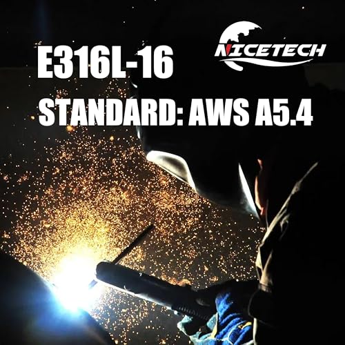 NICETECH E316L-16 Arc Welding Rod Stainless Steel Stick Electrodes (1/8", 2LB) by NICETECH - Image 2