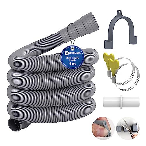 Kit Prolunga Tubo Di Scarico Per Lavatrice E Lavastoviglie - 70/150/200 Cm Con Connettori E Fascette