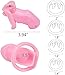Men's Chastity Device Chicken cage, Providing Rings and Invisible Locks for Men.cage for Body Safety, Plastic Penis cage, Adult Male Sex Toy Sweatshirt AE-13