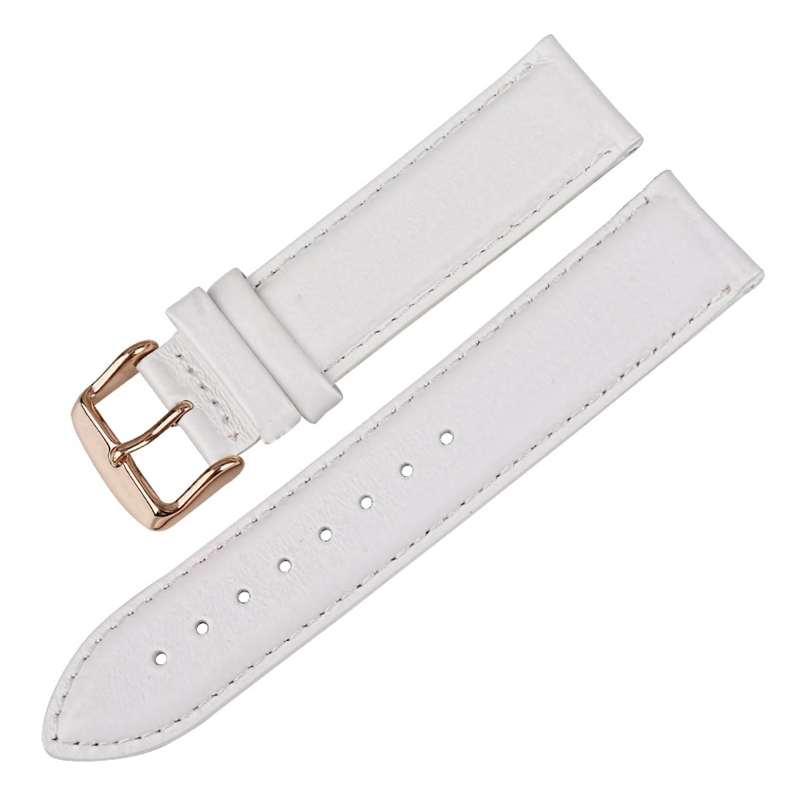 Wahre White-Rg Genuine Leather Watch Band 13Mm 14Mm 16Mm 17Mm 18Mm 19Mm 20Mm Watchbands Fit For Dw Fit For Daniel Fit For Wellington Watch Strap(,14Mm)