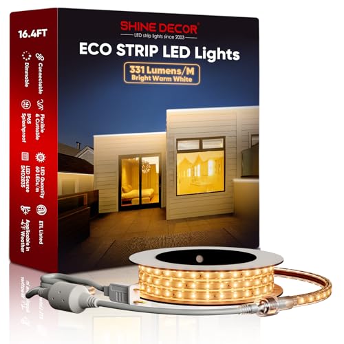 Tira LED Shine Decor Eco 2800K Blanco cálido 16 FT miniatura 1